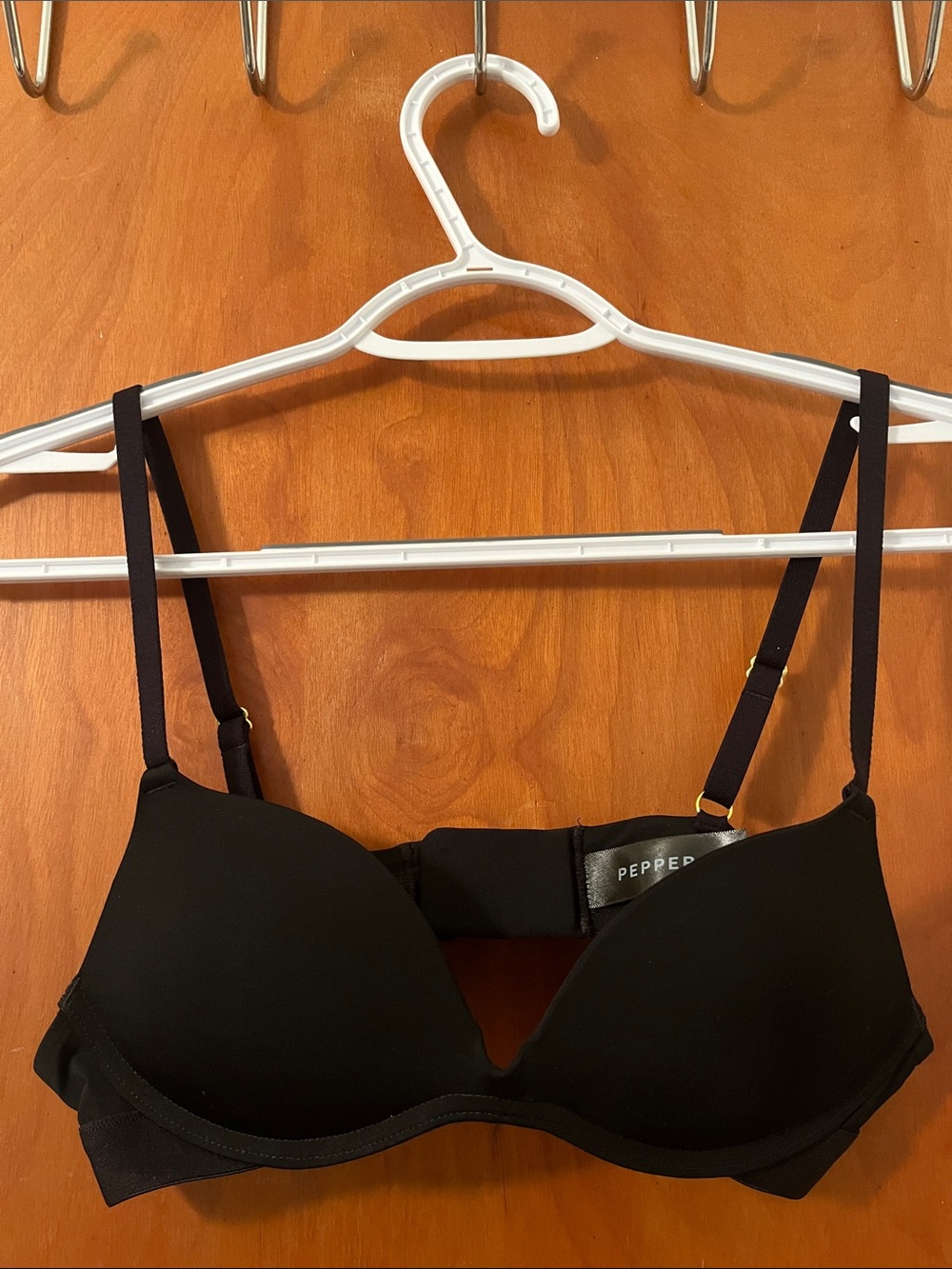 Peppered Black Molded T-Shirt Bra - Smooth Everyday Support